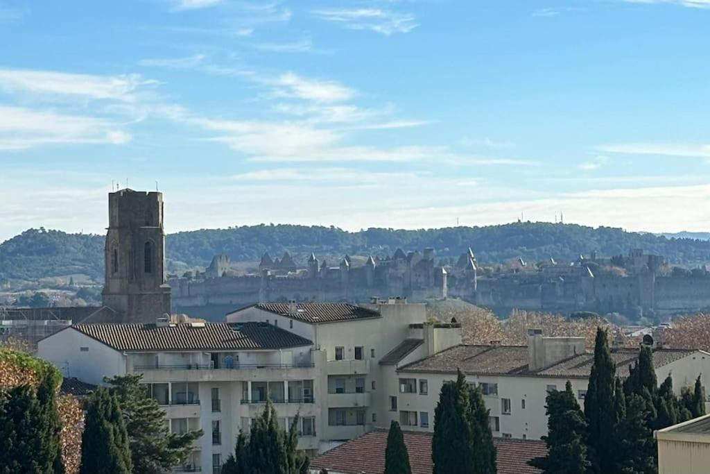 L'Horizon Cathare - Sublime Vue Cite Medievale Carcassonne Exteriör bild